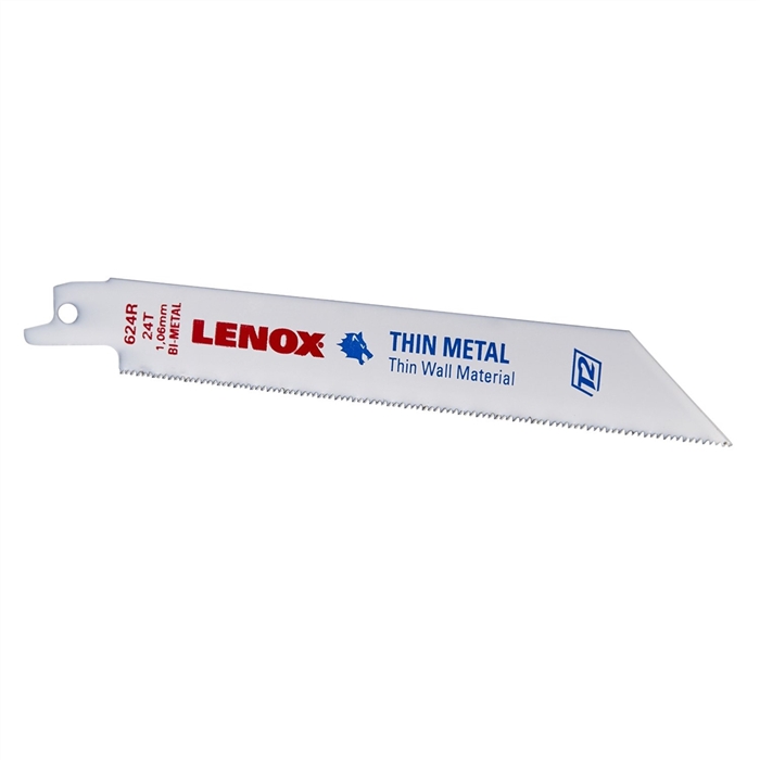 IRWIN 20568 RECIP BLADES 5PK, 624R, BI-METAL, 6" LONG, 24 TPI