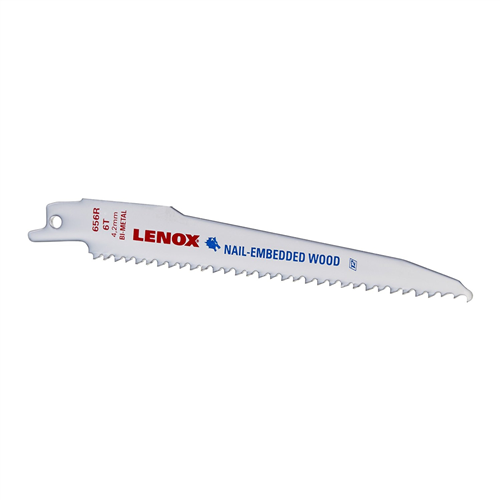 IRWIN 20572656R Reciprocating Saw Blades, 656R, Bi-Metal, 6 in. Long