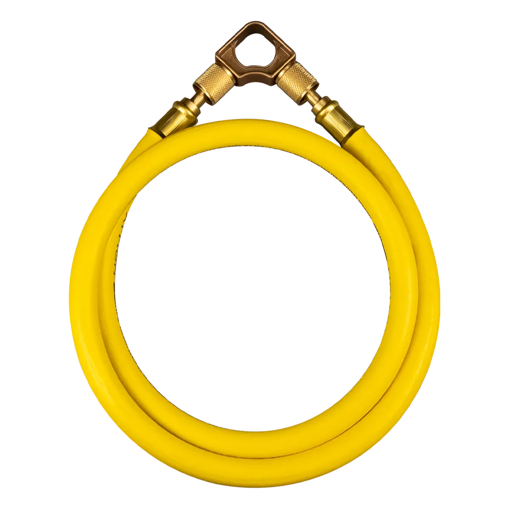 Appion MH380004AAY MegaFlow 3/8in Hose – 4 ft (1/4FL to 1/4FL) Yellow