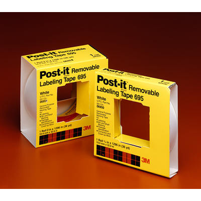 3M 2" x 36 Yard Post-it Removable Labeling Tape 695 (06951)