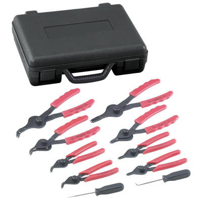 OTC 8-Piece Internal/External Snap Ring Pliers Set (4512)