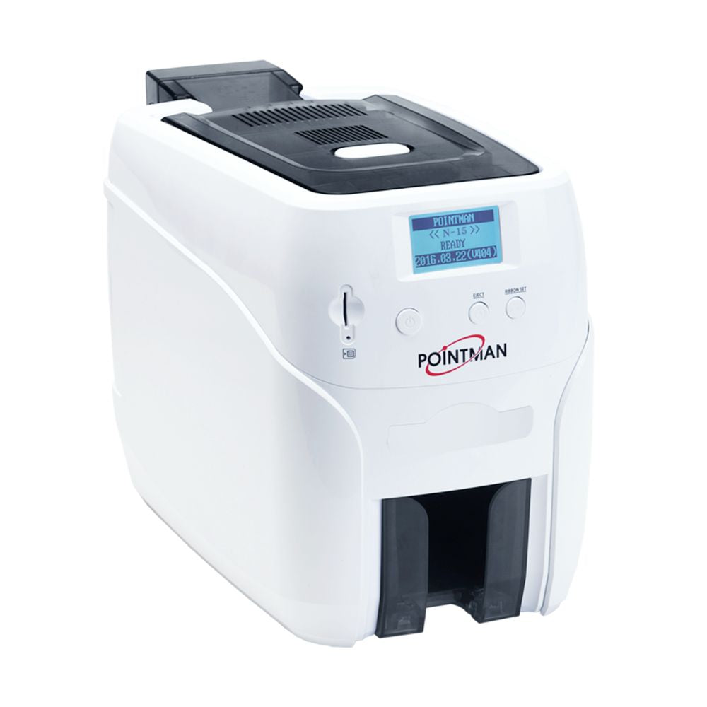 Pointman N15-1101-00 Nuvia N15 Single-Sided Card Printer with Magnetic Stripe and Smart Card Encoder