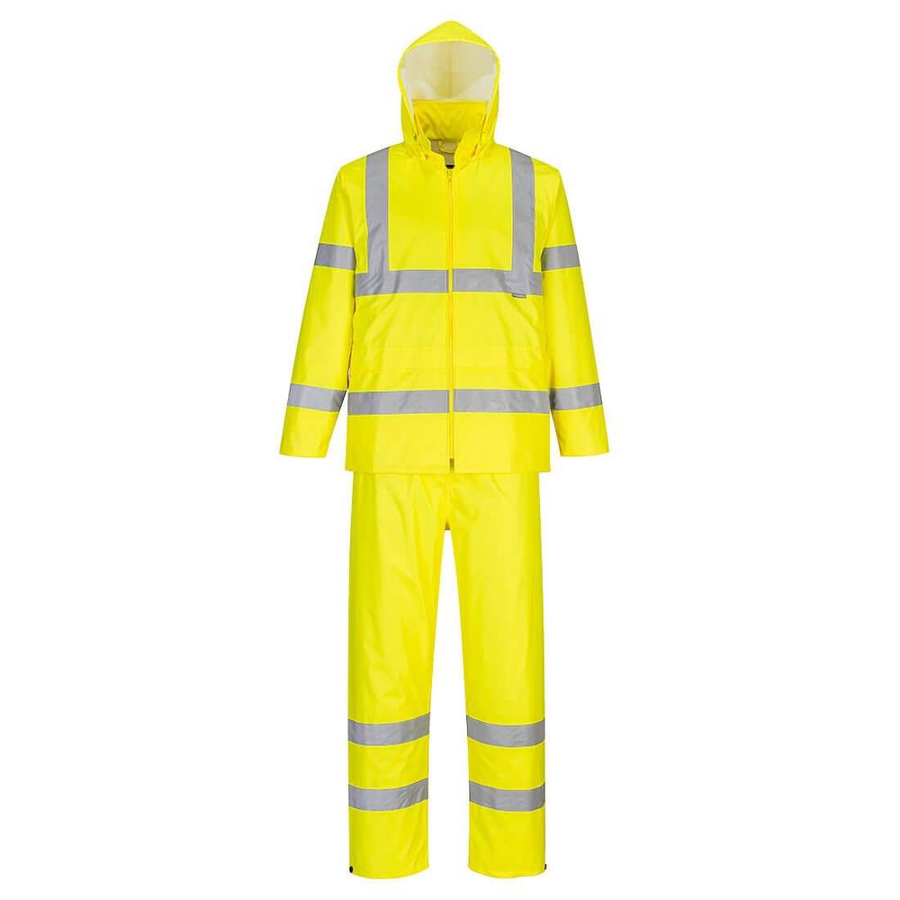 Portwest H448 - Hi-Vis Packaway Rainsuit (Yellow)