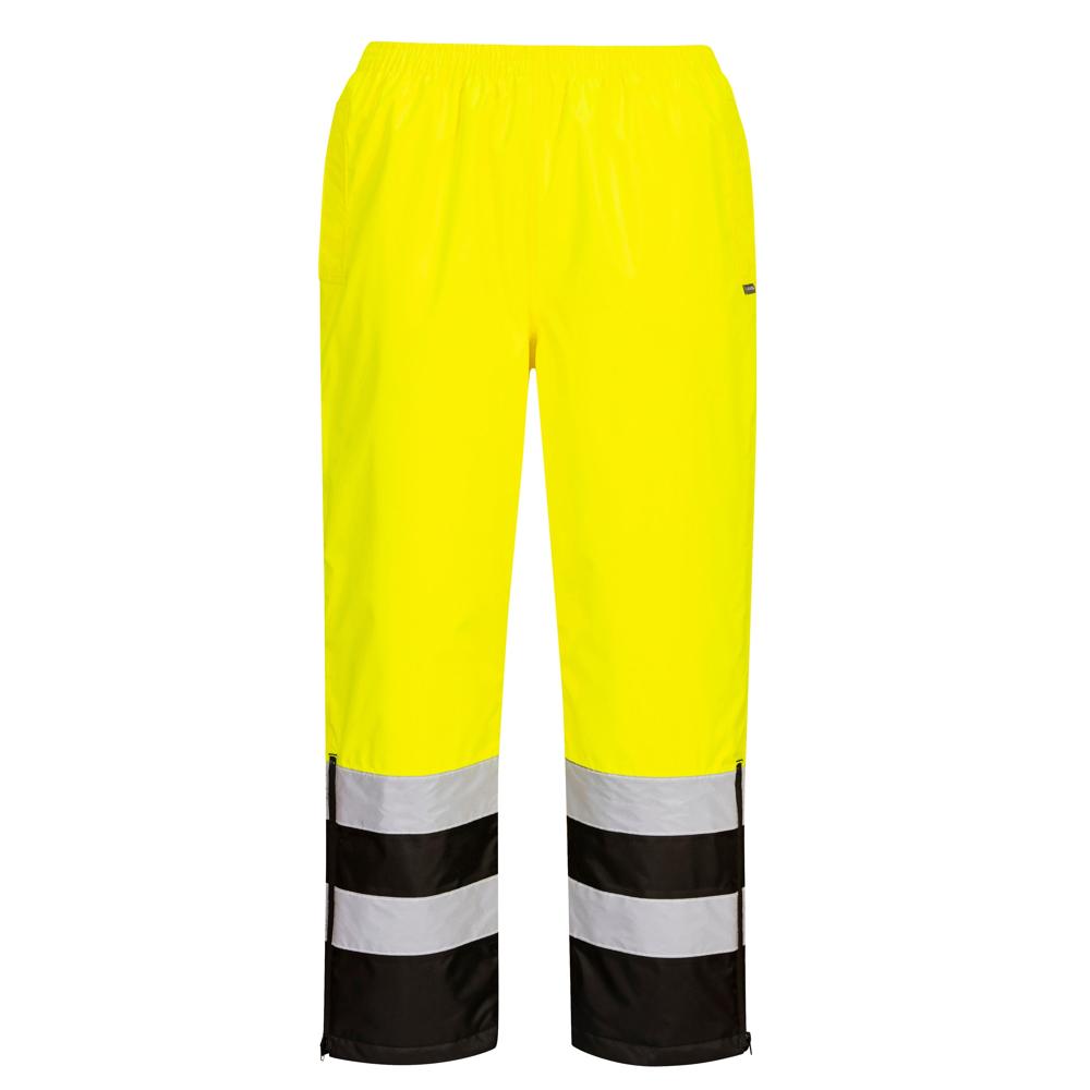 Portwest S598 - Hi-Vis Lined Rain Pants