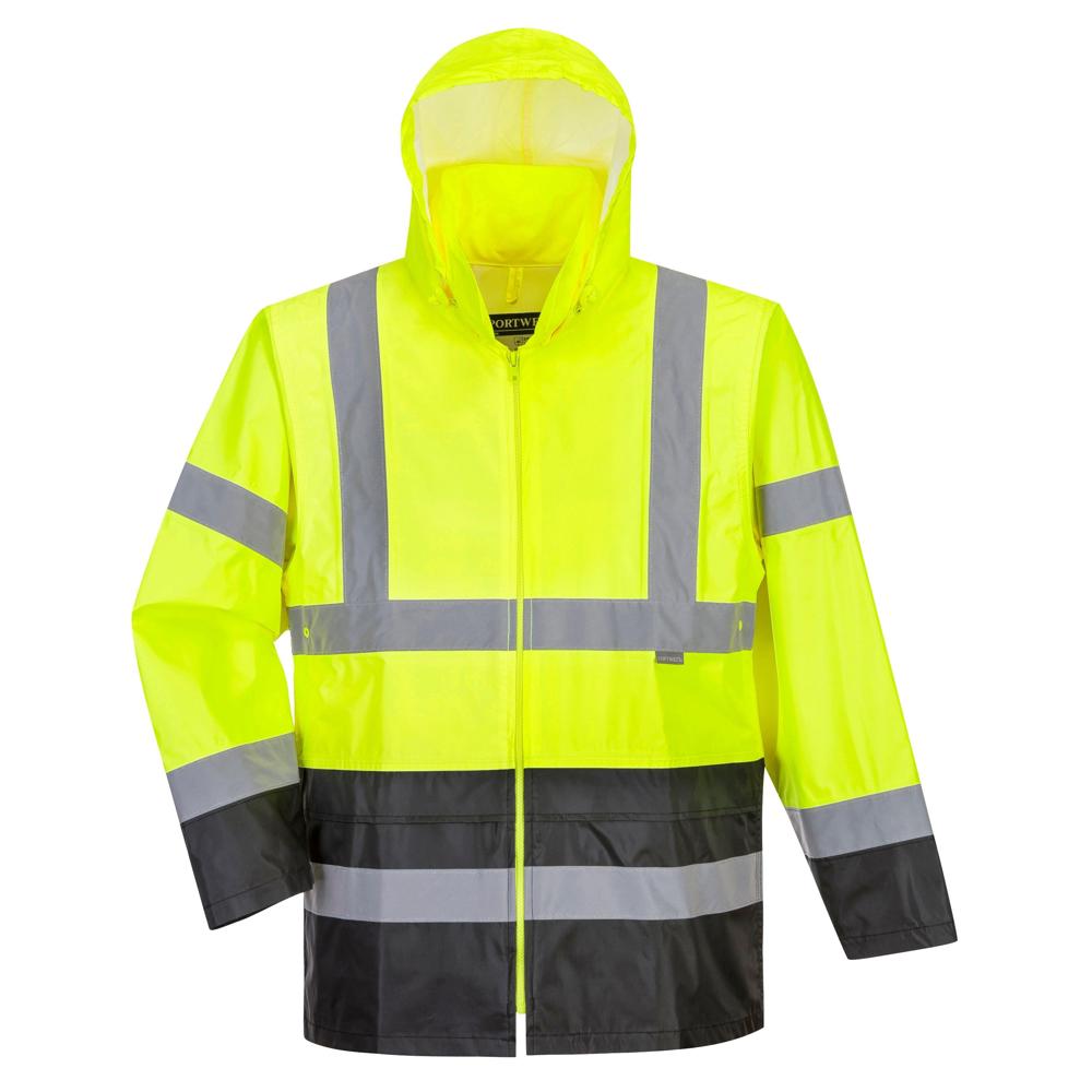 Portwest UH443 - Hi-Vis Classic Contrast Rain Jacket