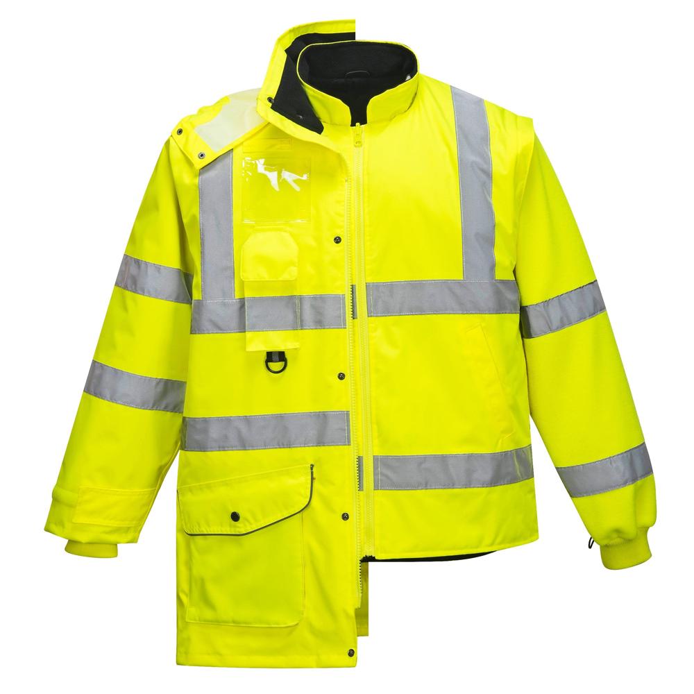Portwest US427 - Hi-Vis 7-in-1 Traffic Jacket