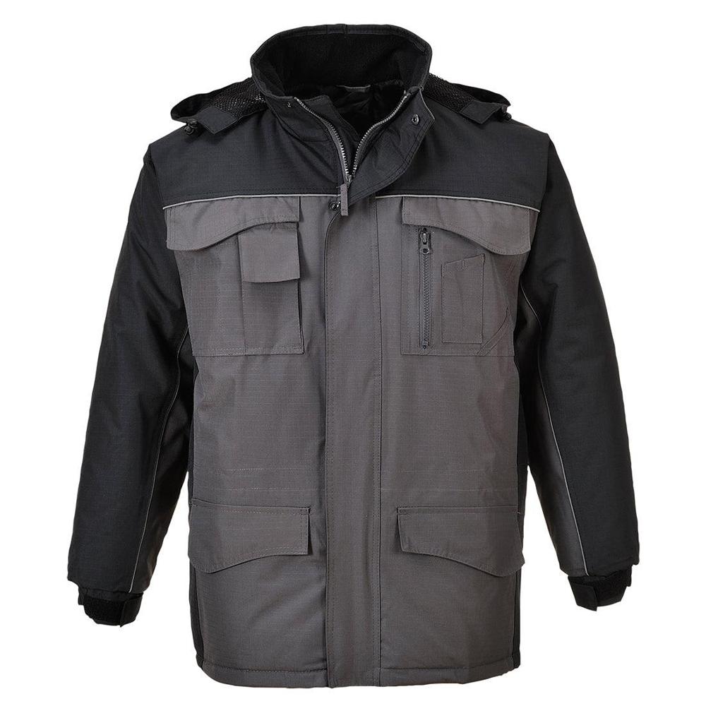 Portwest US562 - RS Parka (Black/Gray)