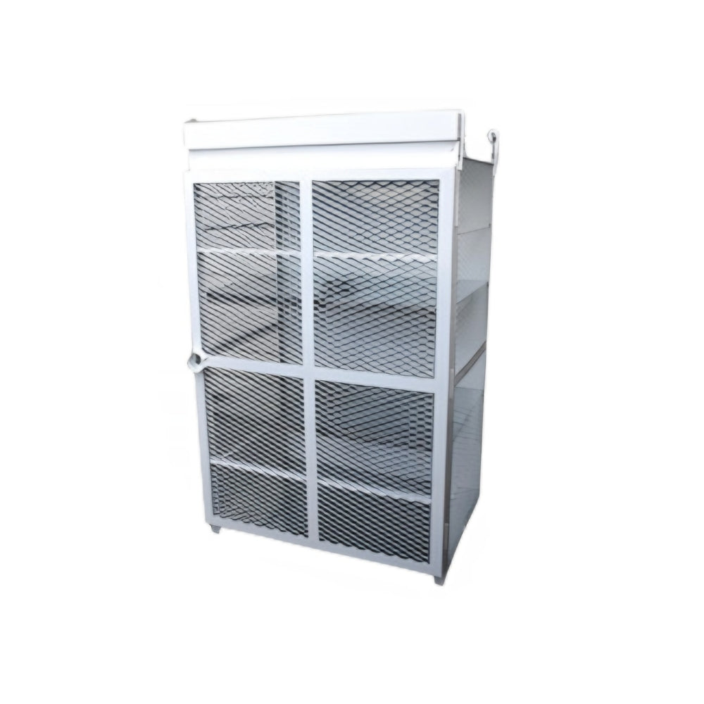 Post Guard 20lb Powder White Coated Gas Cylinder Cages (18 Count) | POS-ENC-20-18-WHITE