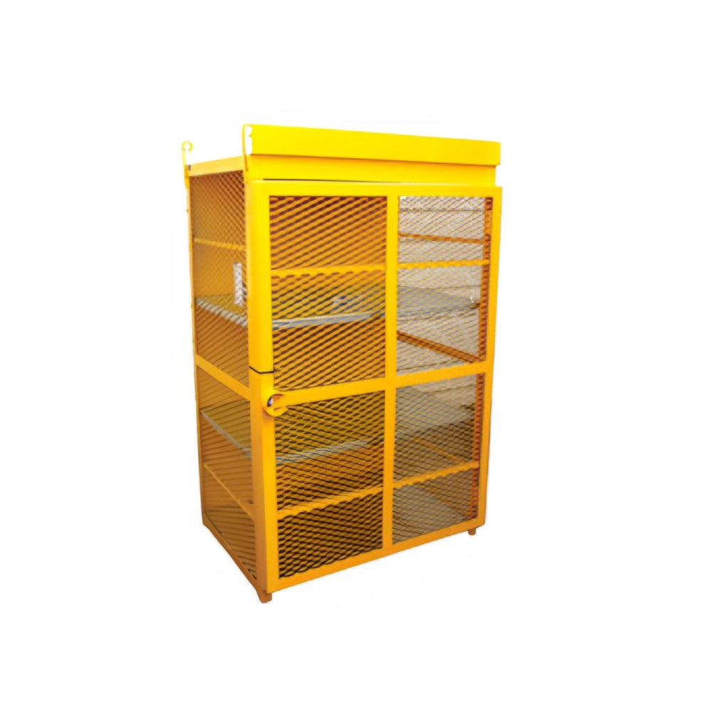 Post Guard 20lb Powder Yellow Coated Gas Cylinder Cages (18 Count) | POS-ENC-20-18-YELLOW