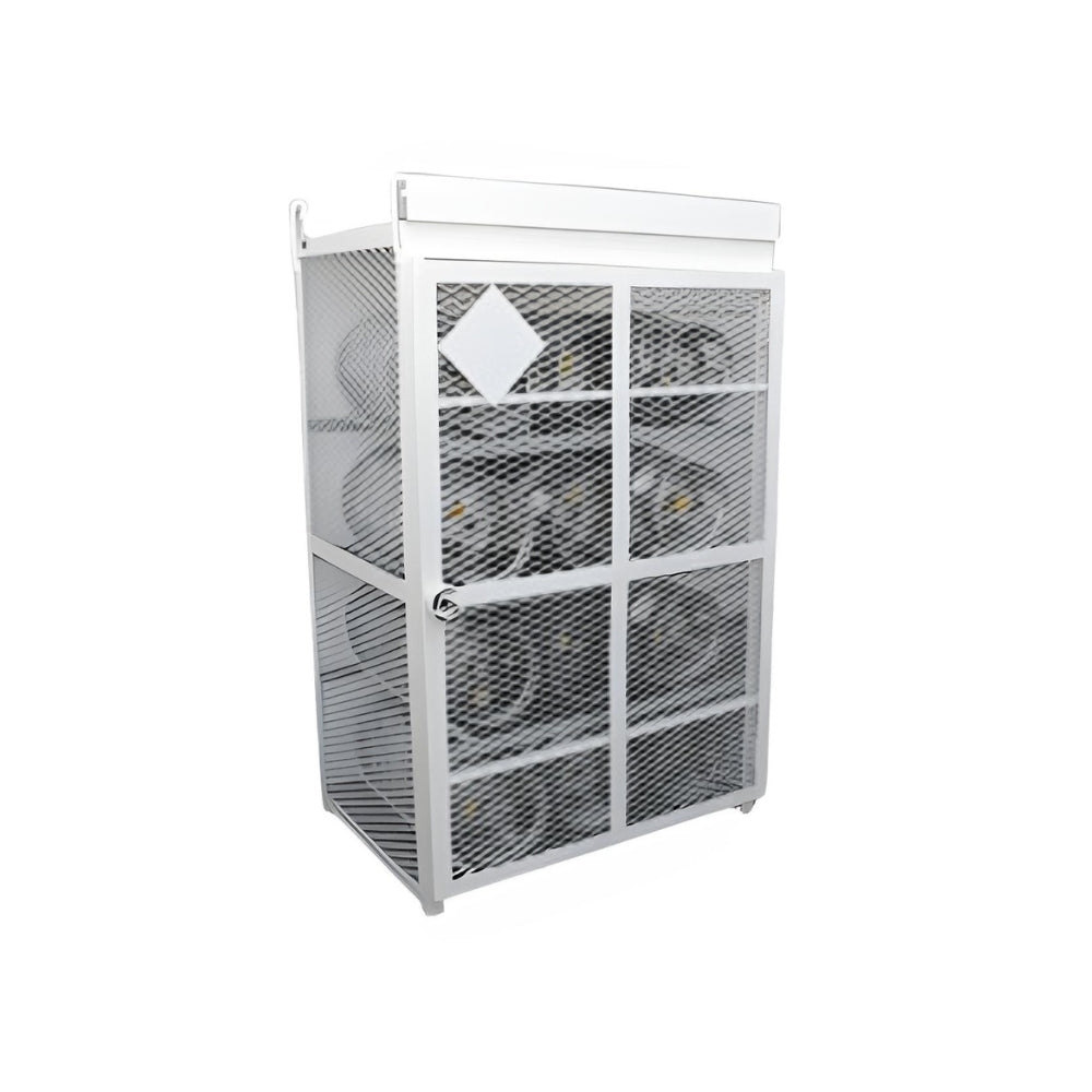 Post Guard 33lb Powder Coated Gas Cylinder Cages (12 Count) | POS-ENC-FE-33-12