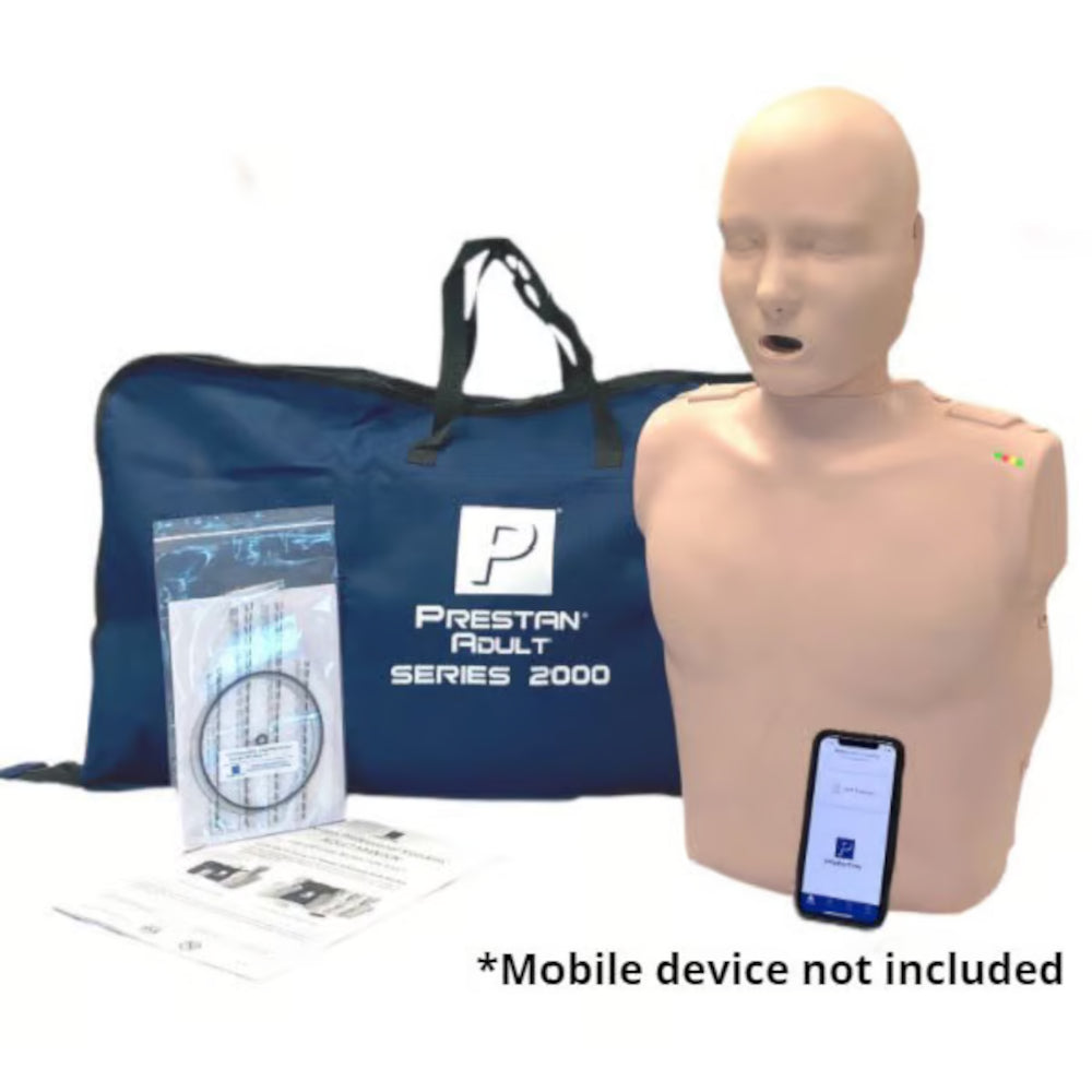 Prestan Professional Adult 2000 CPR Training Manikin, Medium Skin Tone | CPR-PP-AM-2000-1-MS