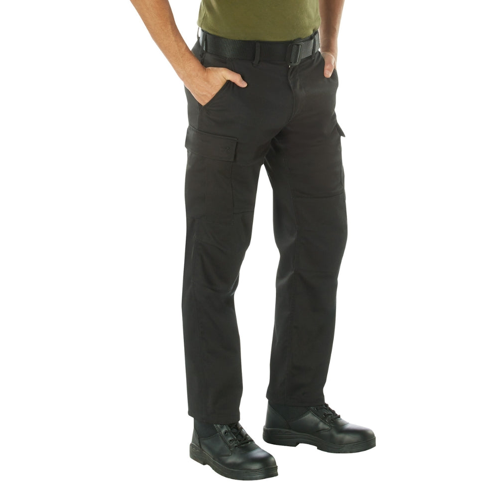 Rothco Active Flex BDU Cargo Pants (Black)