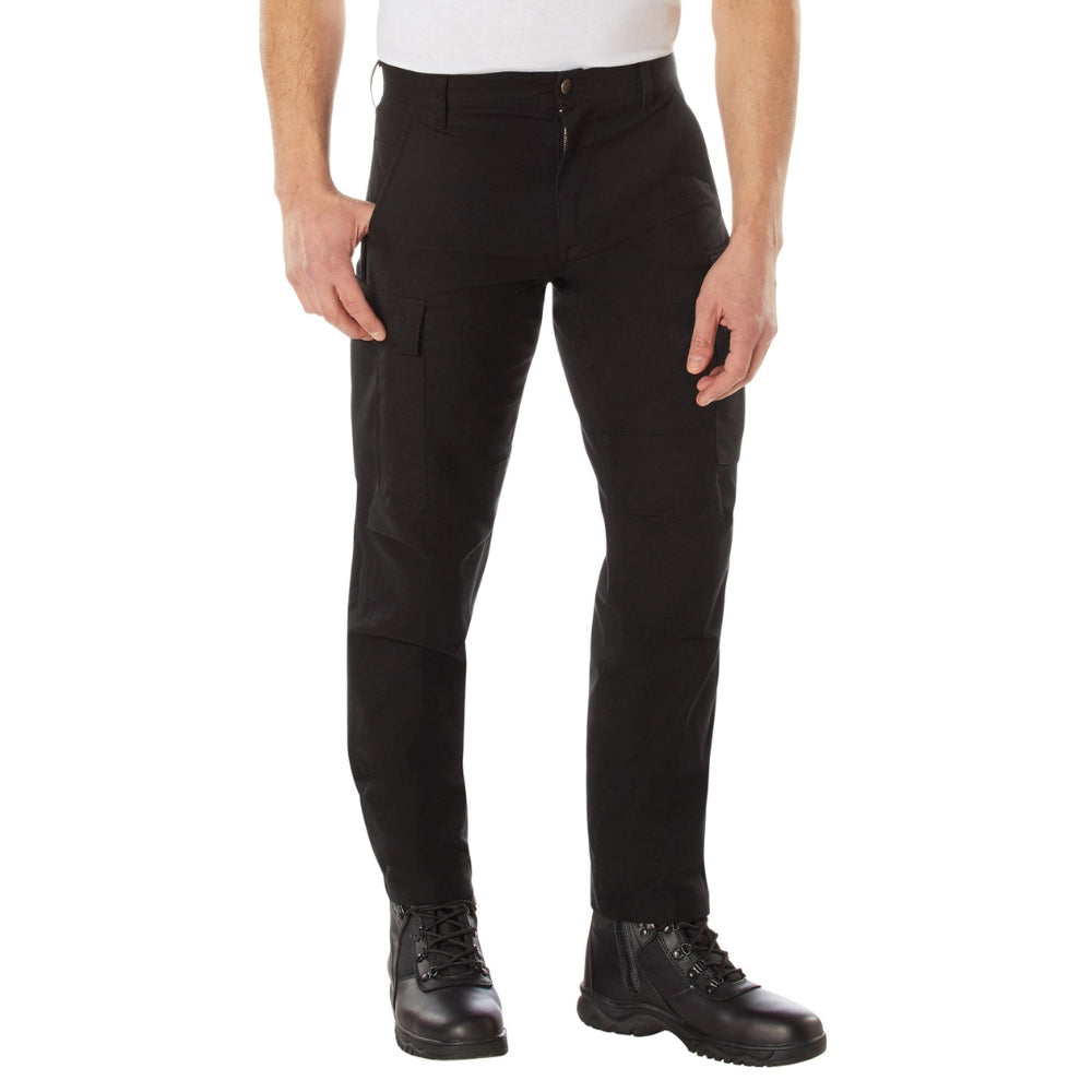 Rothco Active Flex Canvas Work Pant (Black)