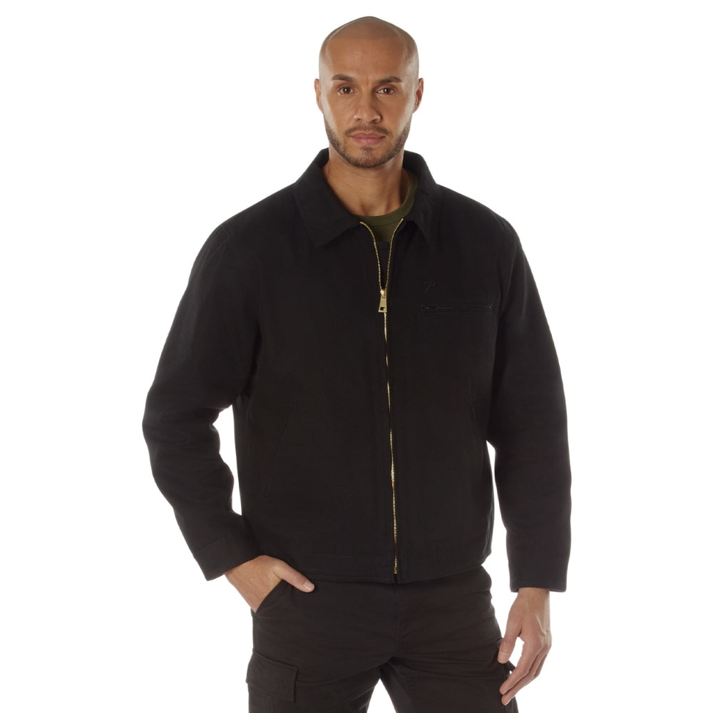 Rothco Canvas Work Jacket (Black)