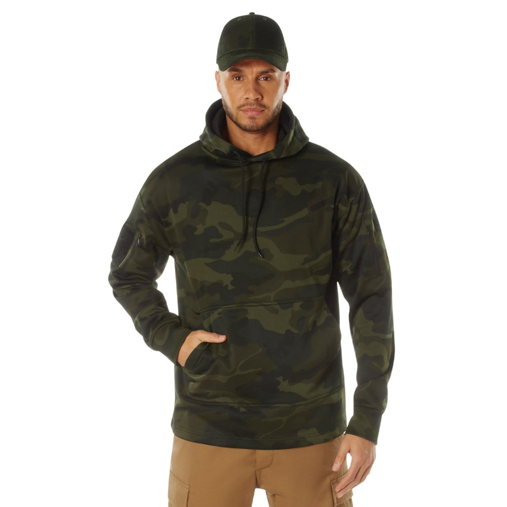 Rothco Concealed Carry Midnight Camo Hoodie (Midnight Woodland Camo)