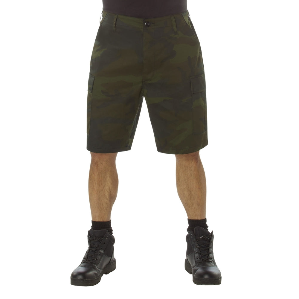 Rothco Midnight Camo BDU Shorts (Midnight Woodland Camo)