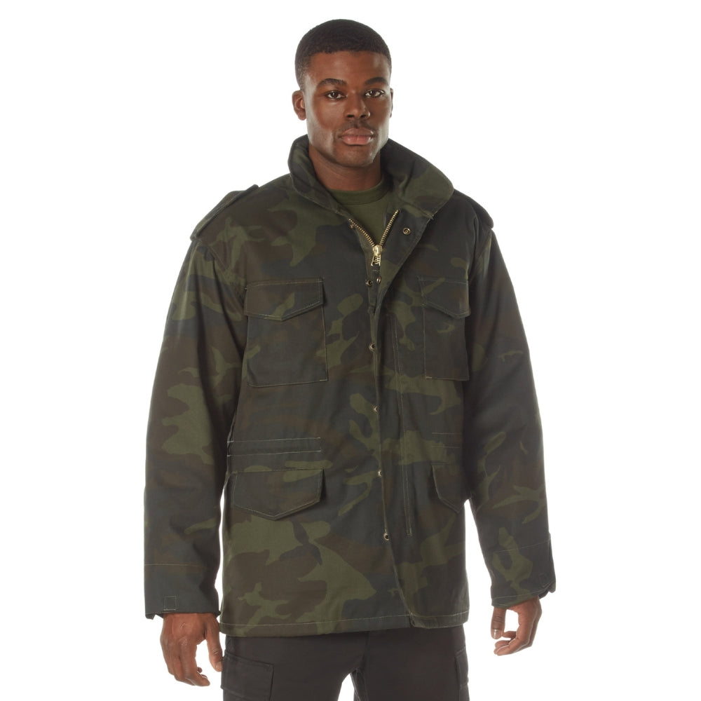 Rothco Midnight Camo M-65 Field Jacket (Midnight Woodland Camo)