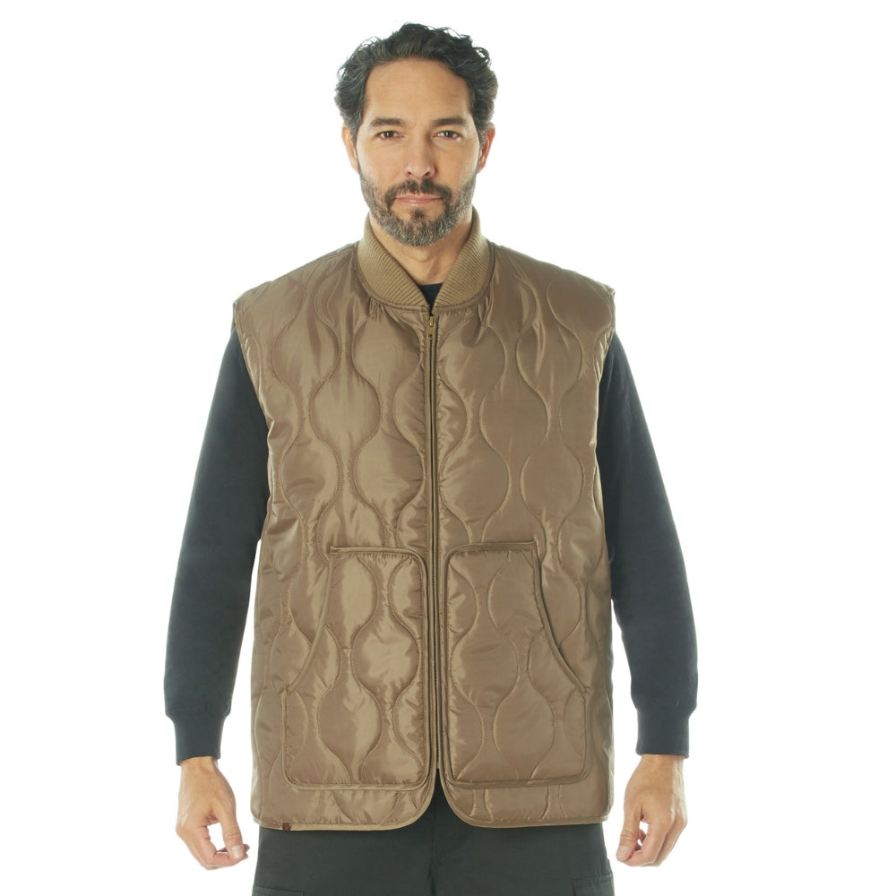 Rothco Quilted Woobie Vest (Coyote Brown)