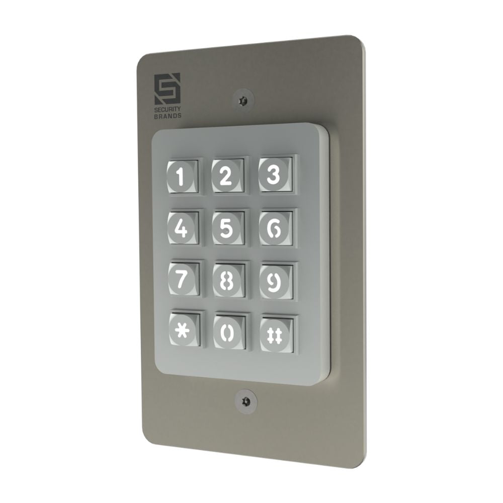 Security Brands Advantage DKE Keypad (Single Gang) - 100- and 500-Code Economy Keypads | SEC-26-100SGL