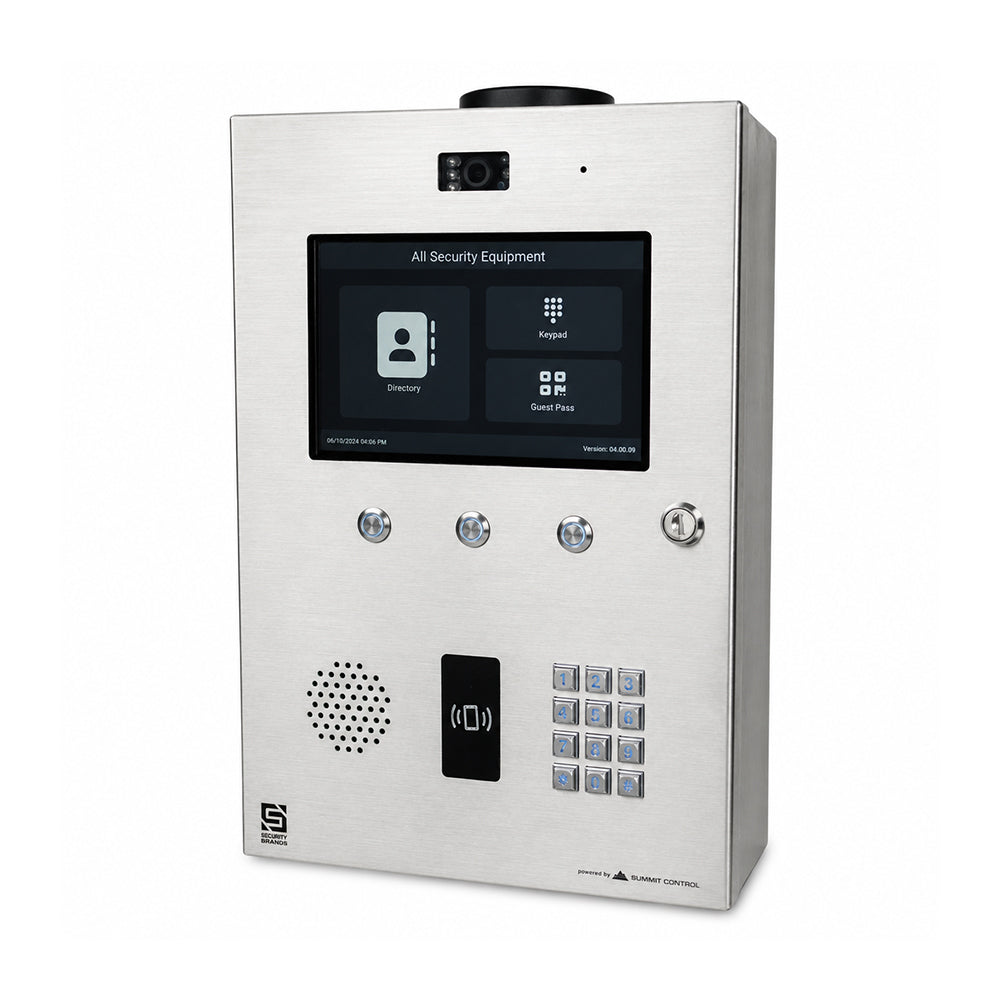Security Brands Ascent M8 - Cellular Multi-Tenant Entry System with 8-inch Touchscreen | SEC-16-M8