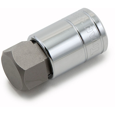 Titan Tools Hex Bit Socket 1/2" Drive 7/16" Chrome (15661)