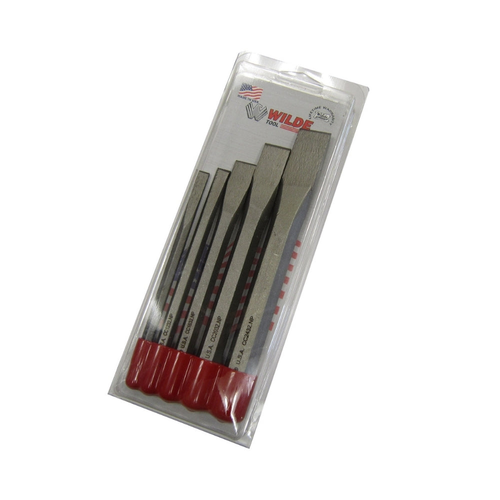 Wilde Tool 5 Piece Cold Chisel Set | WIL-CC-5.NP/VP