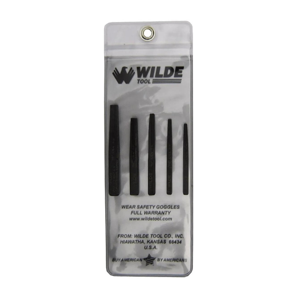 Wilde Tool 5-Piece Screw Extractor Set | WIL-90/VP