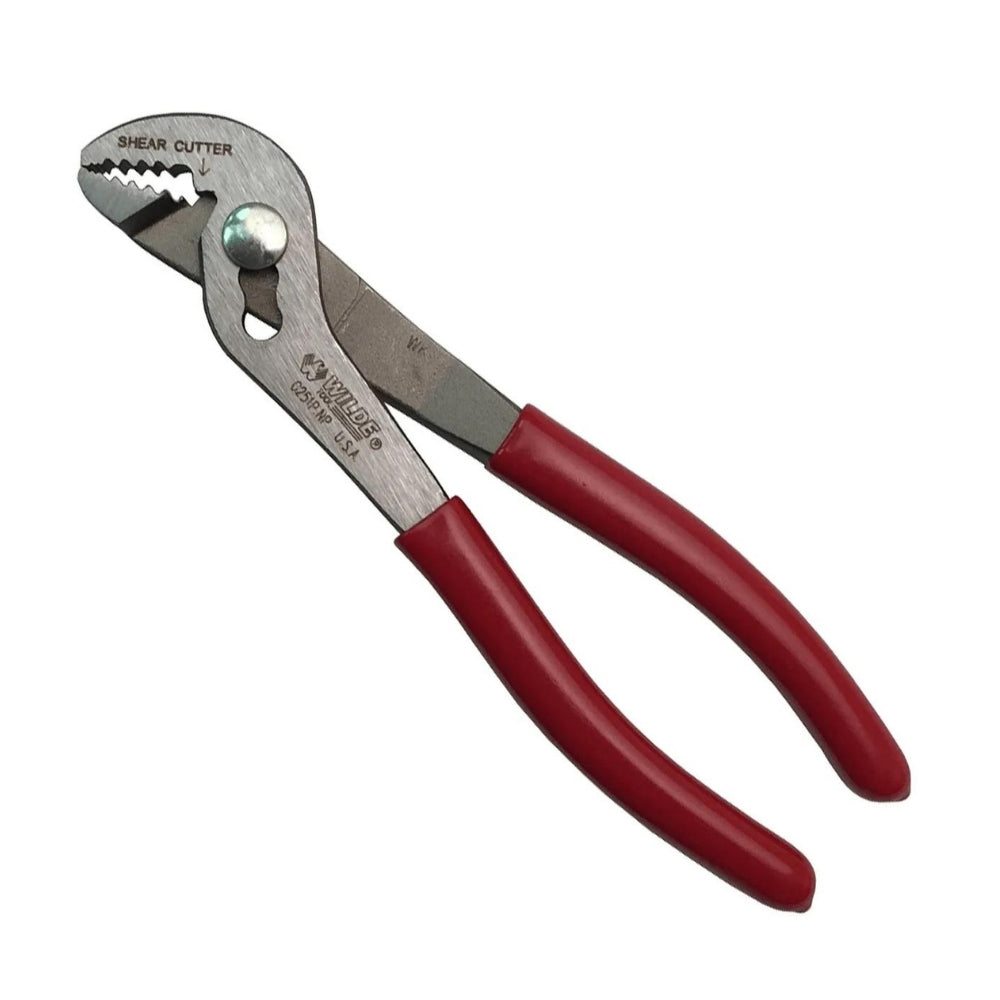 Wilde Tool 6"-3/4″ Angle Nose Slip Joint Pliers, Polished
