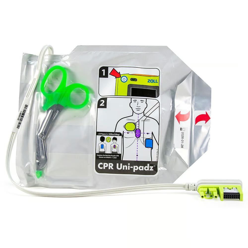 Zoll CPR Uni-Padz III Universal (Adult/Pediatric) electrodes | CPR-8900-000280-01