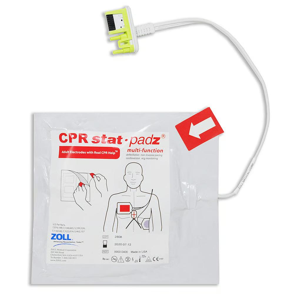 Zoll AED CPR Stat-padz Multi-function Electrode Pads - Pack of 8 pairs | CPR-8900-0400