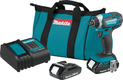 18V LXT™ Lithium-Ion Compact Cordless Impact Driver Kit (1.5Ah), Makita-built 4-pole motor, XDT11SY