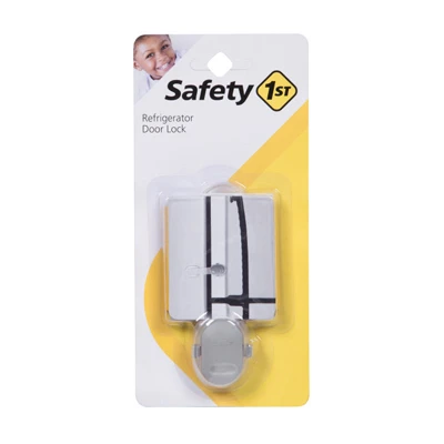 Durable Gray Refrigerator Door Lock For Childproofing