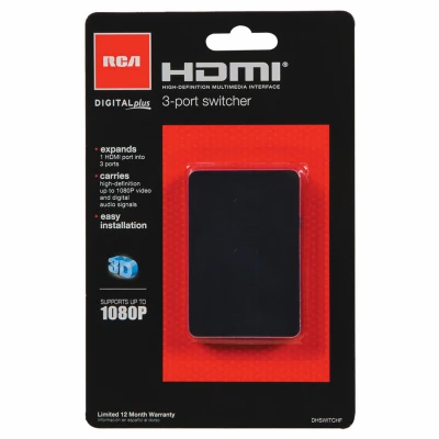 3-port Hdmi Switch For Effortless Multi-device Connection