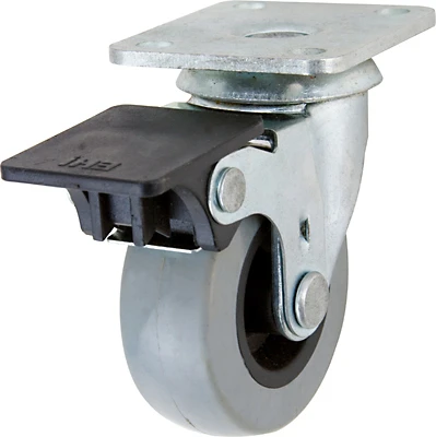 2-inch Thermoplastic Rubber Swivel Caster With Brake