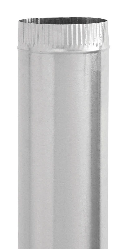 28 Ga. 3 In. X 24 In. Galvanized Furnace Pipe