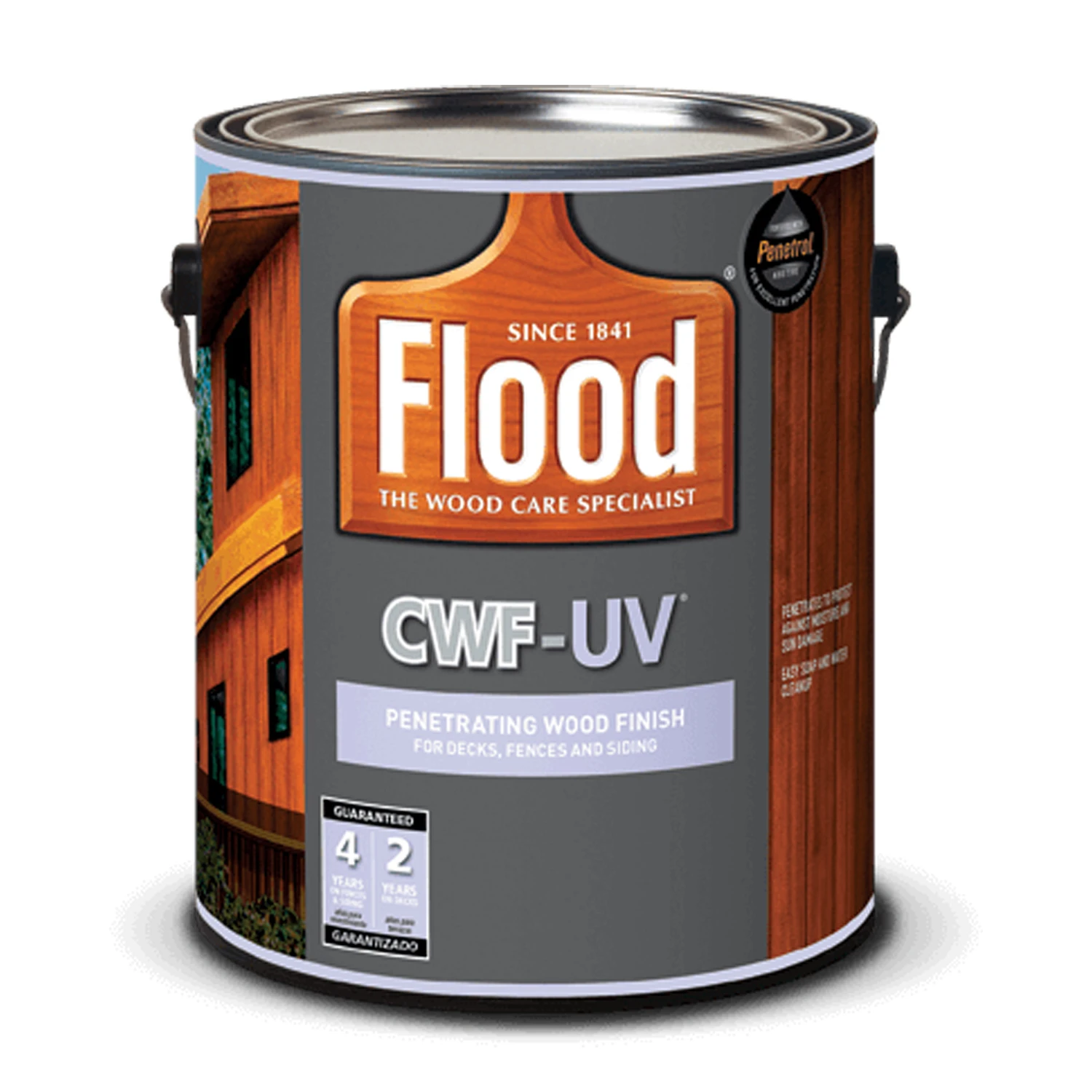 Cwf-uv Oil-modified Cedar Wood Finish, 1 Gallon - Uv & Waterproof Protection