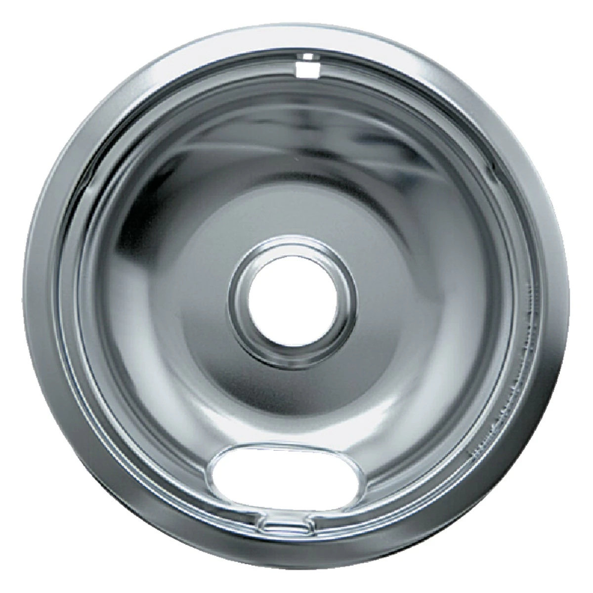 Electric Range Drip Pan,ASeries Plug-in Element, Chrome, 6 In.