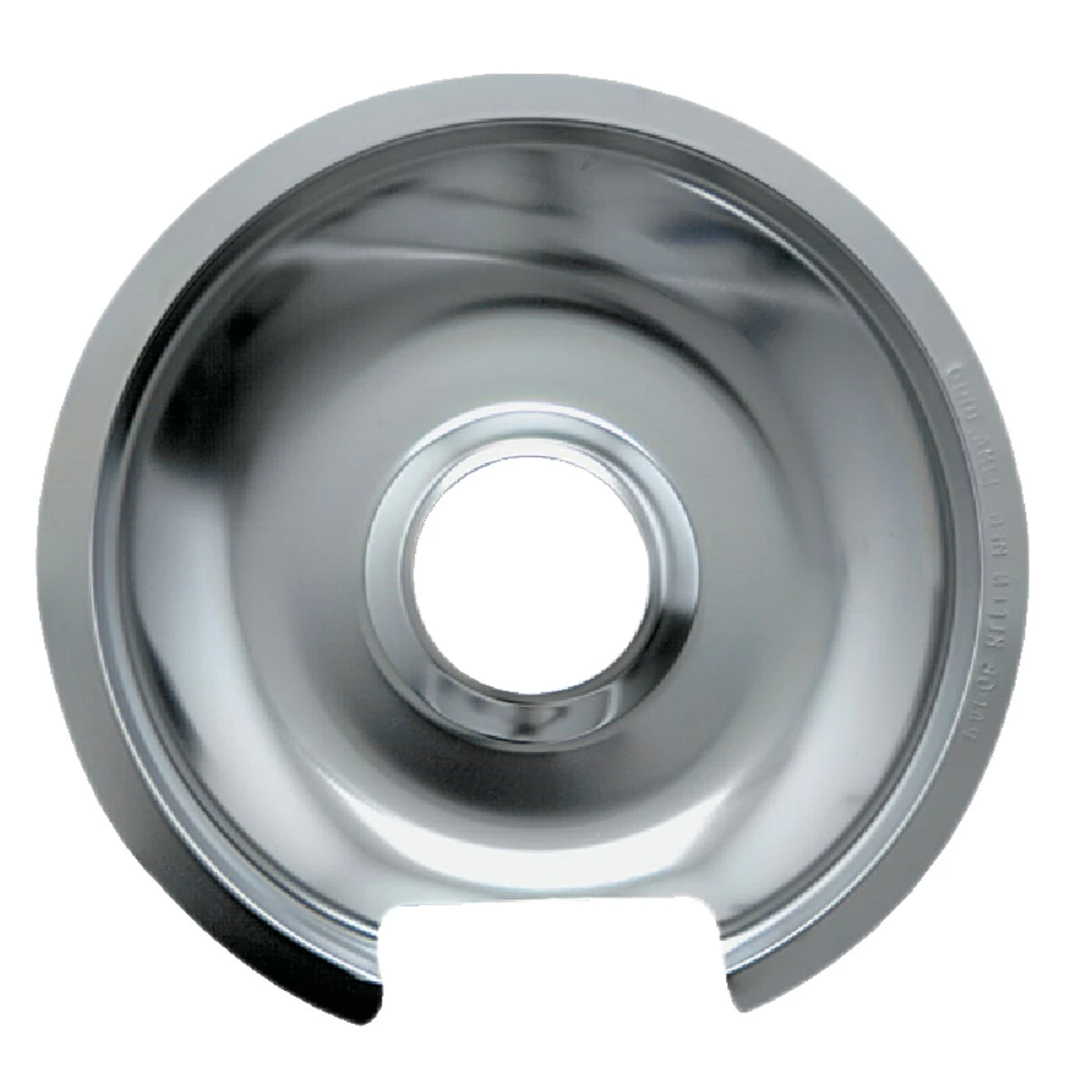 Electric Range Drip Pan,DSeries Hinged Element, Chrome, 8 In.