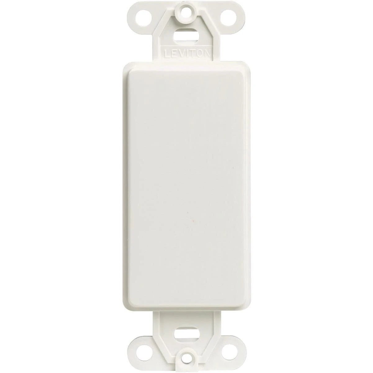 Decora Quickport White Blank Wall Plate Insert