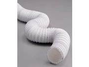 4 In. Dia X 50 Ft. L Flexible White Vinyl Ducting Fd450e