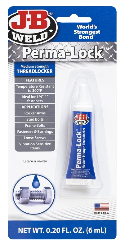 Perma-lock Blue Thread Locker 0.20 Oz – Medium-strength Locking Compound For Fasteners