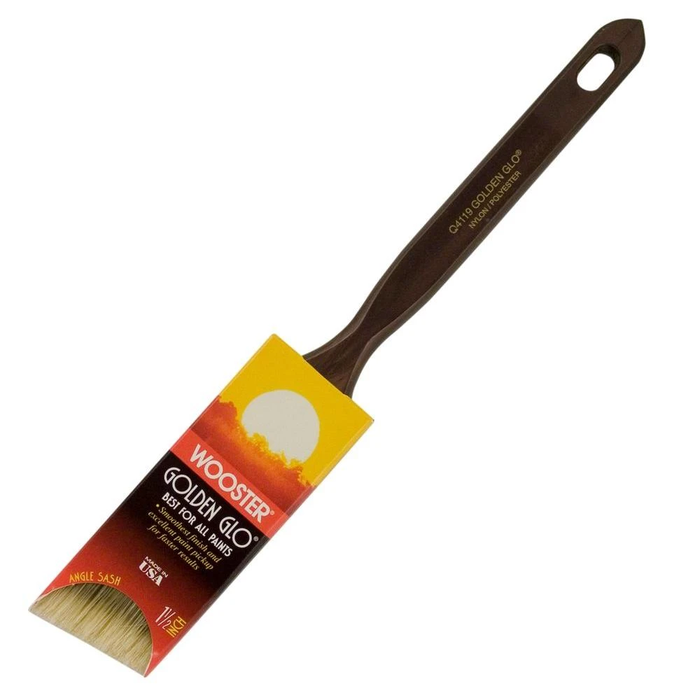 Golden Glo 1-1/2 In. Angle Sash Paint Brush Q4119-1-1/2