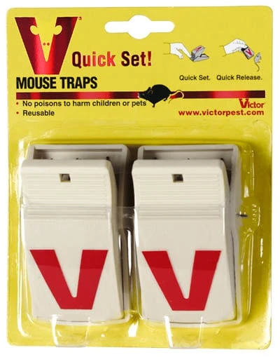 Victor Quick-set Mechanical Mouse Trap (2-pack)