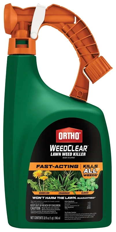 Weedclear 32 Oz. Ready-to-use Hose End Lawn Weed Killer For Effective Weed Control