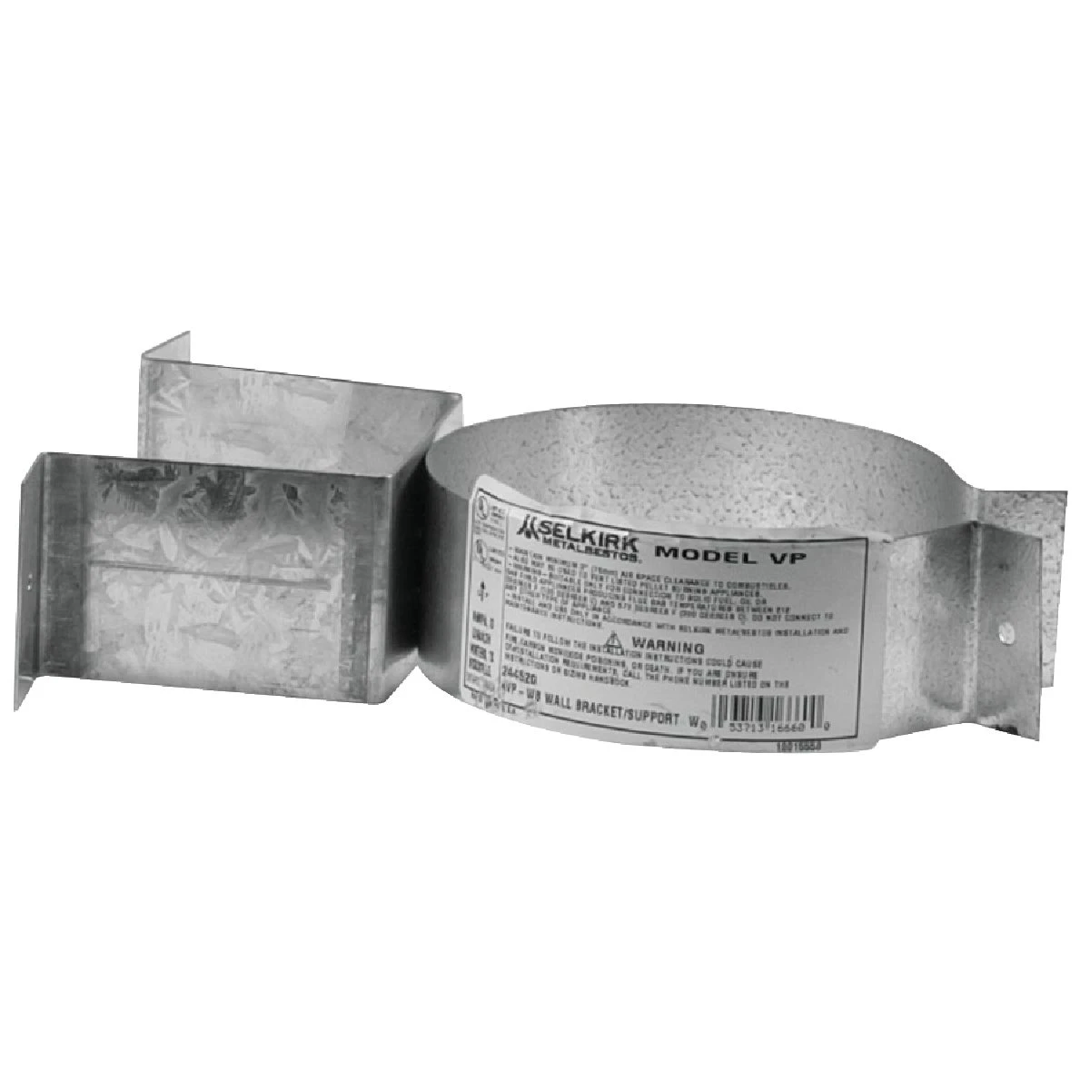 Stove Wall Support Bracket, 3 In. I.d.
