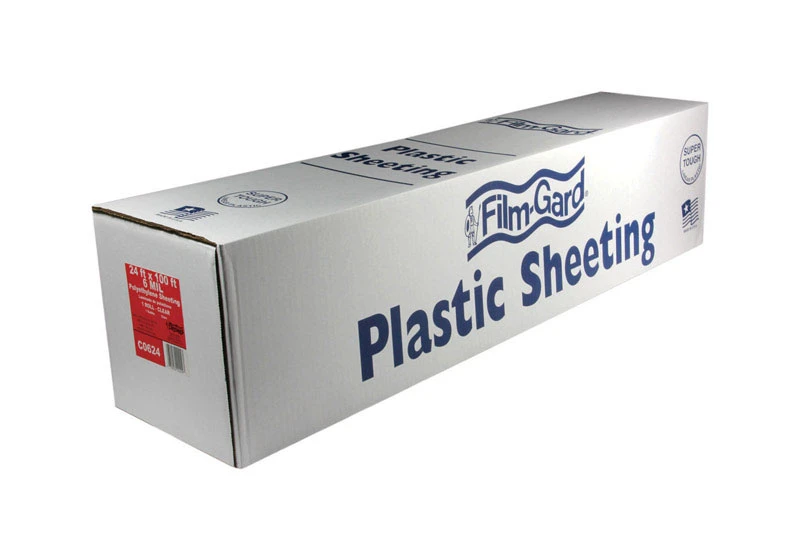 Film-gard 24 Ft. X 100 Ft. Clear 6 Mil. Polyethylene Sheeting