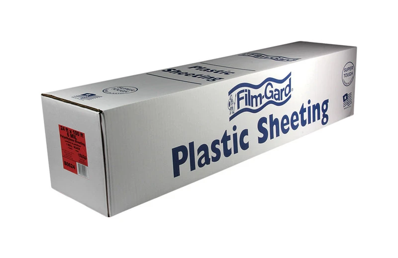 Film-gard 24 Ft. X 100 Ft. Black 6 Mil. Polyethylene Sheeting