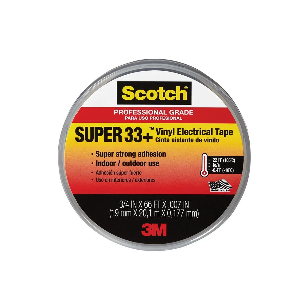 Scotch Super 33+ 3/4 In. X 66 Ft. Premium Electrical Tape