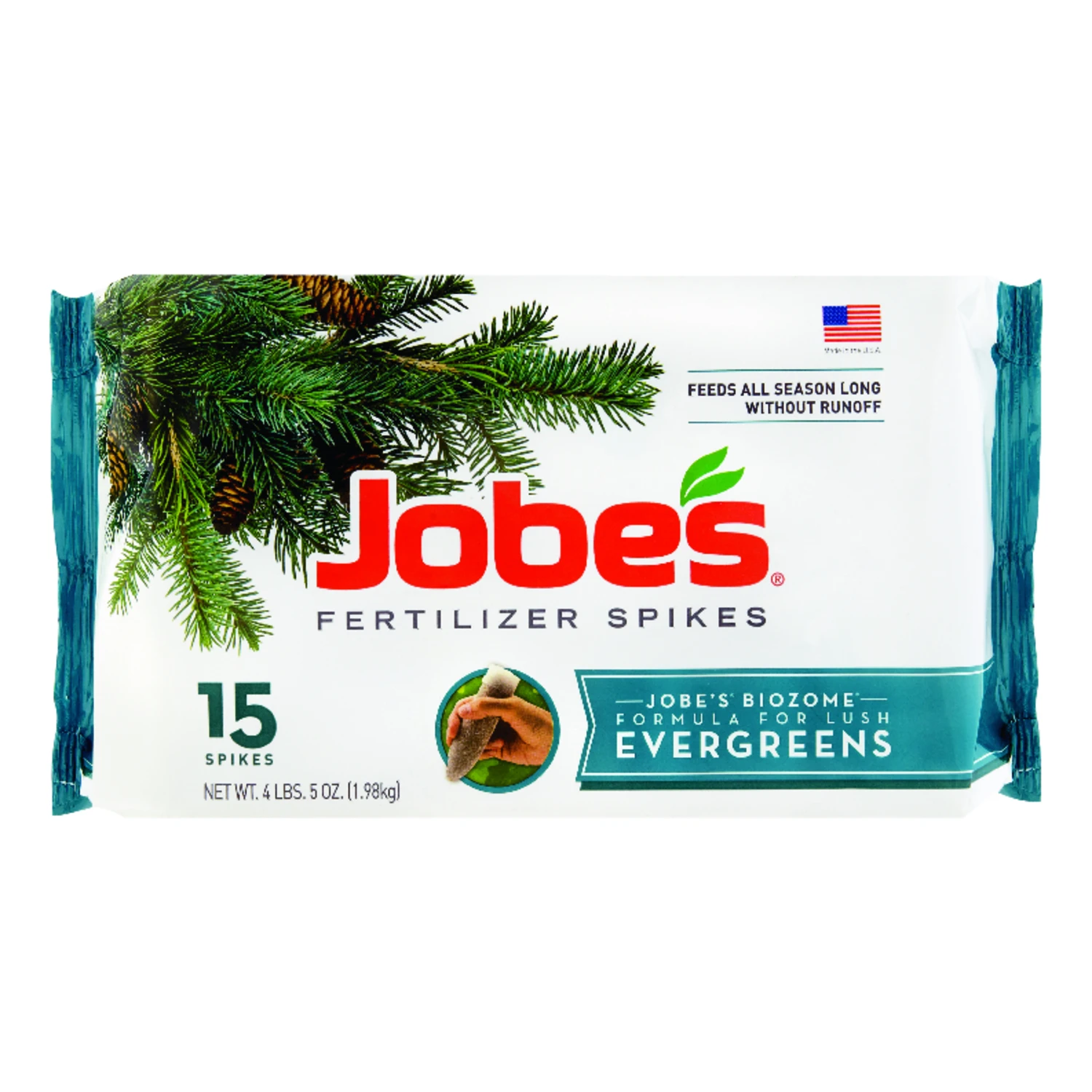 Evergreen 13-3-4 Tree & Shrub Fertilizer Spikes (15-pack)