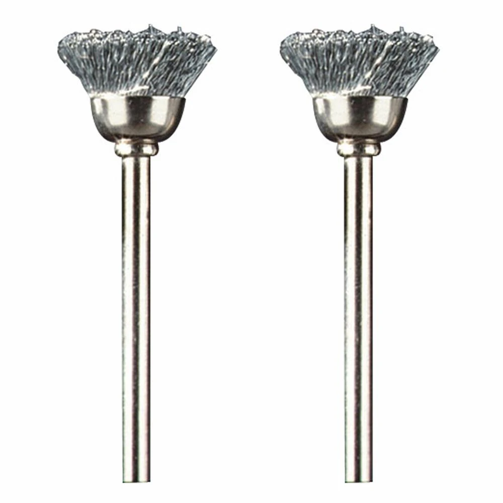 Carbon Steel Brushes, 1/2 In., 2-pk.